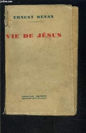 Bild des Verkufers fr VIE DE JESUS zum Verkauf von Le-Livre