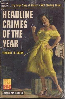 Imagen del vendedor de HEADLINE CRIMES OF THE YEAR a la venta por Books from the Crypt