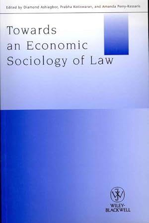 Seller image for Towards an Economic Sociology of Law for sale by GreatBookPrices