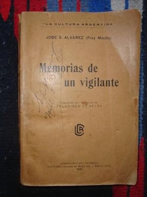 Immagine del venditore per Memorias de un vigilante venduto da Libros del cuervo