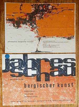 jahresschau bergischer künstler. vom 1. bis 30. dezember 1962. wuppertal-barmen haus der jugend g...