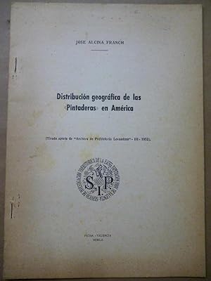 Bild des Verkufers fr Distribucin Geogrfica de las Pintaderas en Amrica. zum Verkauf von Carmichael Alonso Libros