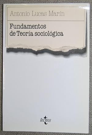 Immagine del venditore per FUNDAMENTOS DE TEORIA SOCIOLOGICA venduto da Fbula Libros (Librera Jimnez-Bravo)