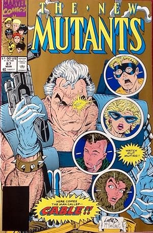 Seller image for The NEW MUTANTS No. 87 (GOLD - March 1990) (NM+) for sale by OUTSIDER ENTERPRISES