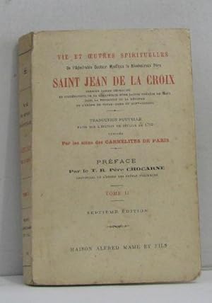 Seller image for Vie et oeuvres spirituelles tome deuxime for sale by crealivres