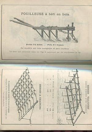 CATALOGUE ILLUSTRE' DES MACHINES AGRICOLERS, Saint Brieuc, Concours agricole, 1896