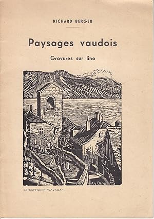 Paysages vaudois. Gravures sur lino