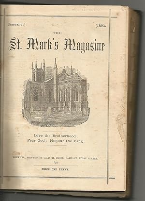 The Dawn of Day. Parish Magazine of St Mark's Church, Lakenham Norwich Jan-Dec.12 Bound Issues 1893