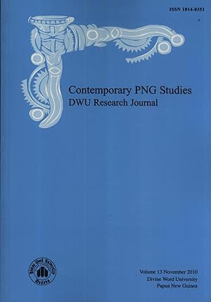 Imagen del vendedor de Contemporary PNG Studies: DWU Research Journal, Volume 13 a la venta por Masalai Press