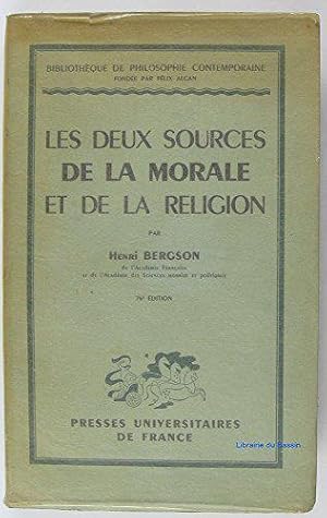 Bild des Verkufers fr Les deux sources de la morale et de la religion zum Verkauf von JLG_livres anciens et modernes