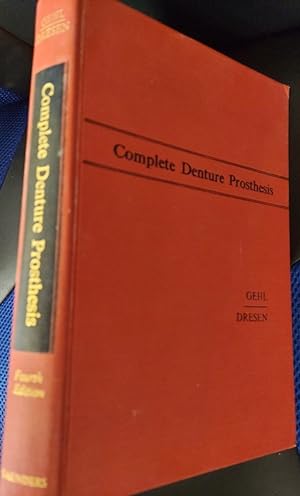 Complete Denture Prosthesis (Fourth edition)