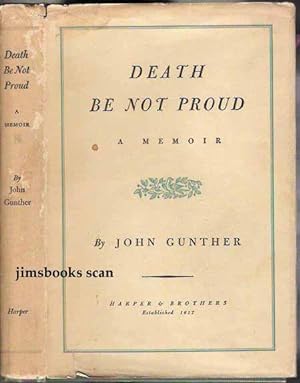 Death Be Not Proud A Memoir