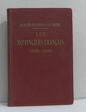 Image du vendeur pour Les romanciers français 1800-1930 mis en vente par crealivres