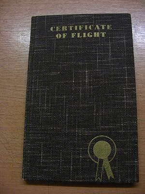 Imagen del vendedor de Certificate of Flight (Poetry) a la venta por moorland books
