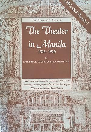 Bild des Verkufers fr The theater in Manila: 1846-1946 zum Verkauf von Joseph Burridge Books