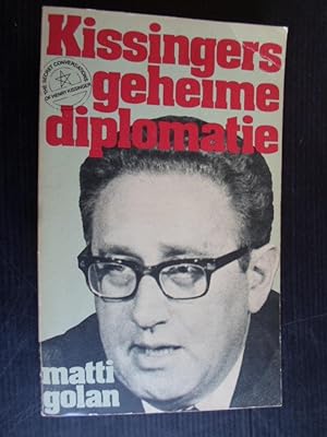 Seller image for Kissingers Geheime Diplomatie for sale by Stadion Books