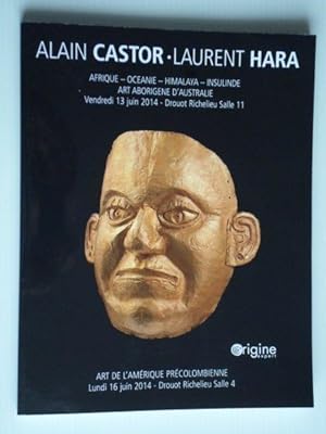 Image du vendeur pour Alain Castor, Laurent Hara, Drouot Paris, Oceanie, Himalaya, Insulinde, Art Aborigene, l'Amerique Precolombienne mis en vente par Stadion Books