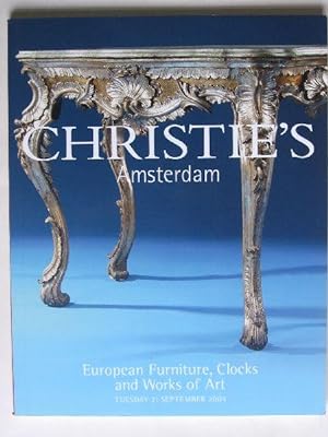 European Furniture, Clocks and Works of Art