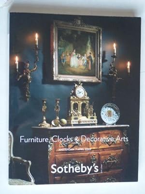 Furniture, Clocks and Decorative Arts