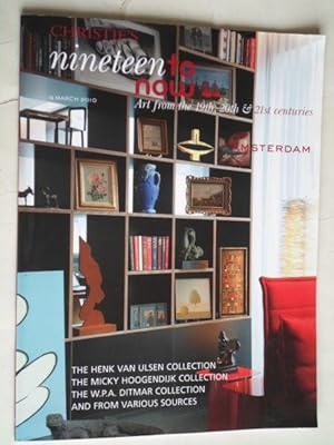 Christie's, Nineteen to now, Art from the 19th, 20th & 21st centuries, including the Henk van Uls...