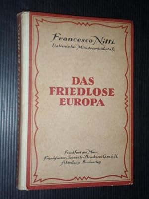 Imagen del vendedor de Das friedlose Europa a la venta por Stadion Books