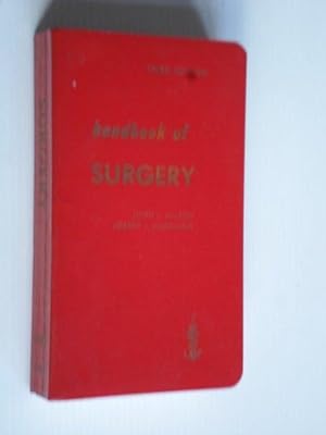 Imagen del vendedor de Handbook of Surgery a la venta por Stadion Books