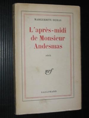 Bild des Verkufers fr L'apres-midi de Monsieur Andesmas zum Verkauf von Stadion Books