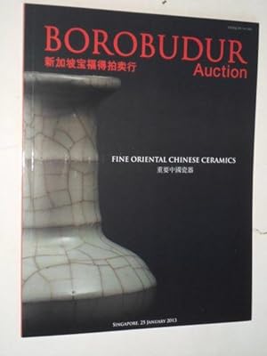 Borobudur Auction, Fine Oriental Chinese Ceramics