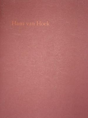 Hans van Hoek, winnaar Singerprijs 2000, Singerprijs-cahier 1