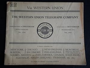 Oud opdrachtenblokje The Western Union Telegraph Company