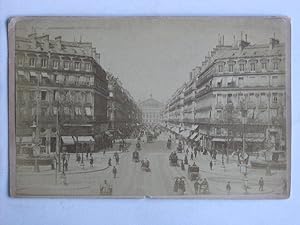 Oude foto van Parijs, gezicht op de Opera