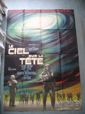 Oude filmposter Le Ciel sur la Tete