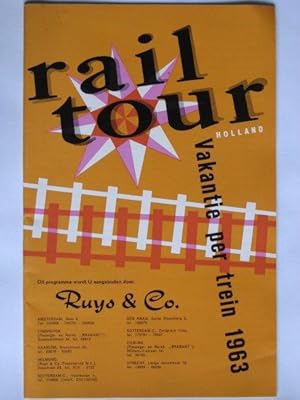 Railtour 1963 van de Fa.Ruys & Co