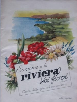 Imagen del vendedor de Sanremo e la Riviera dei fiori, Carta della gite ed escursioni a la venta por Stadion Books