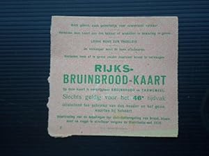 Distributiebon Rijksbruinbrood-kaart