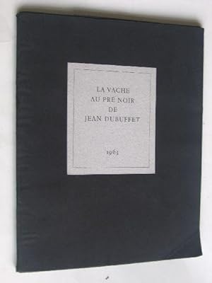 La vache au pré noir de Jean Dubuffet, Lettre d'un imprimeur a un peintre at la réponse que celui...