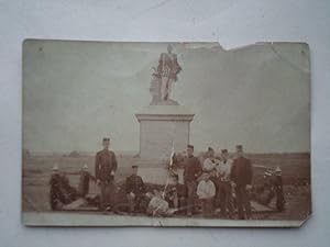 Briefkaart foto militairen ca 1900