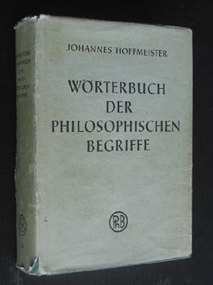 Worterbuch der Philosphischen Begriffe