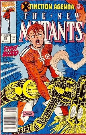 Seller image for The NEW MUTANTS No. 95 (Newsstand Edition - Nov. 1990) (NM+) for sale by OUTSIDER ENTERPRISES
