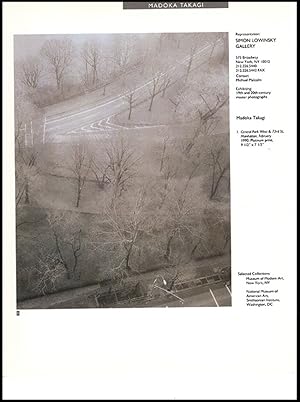 Madoka Takagi: Central Park West and 73rd St., Manhattan, February 1990