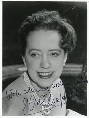 ELSA SCHIAPARELLI Photograph SIGNED