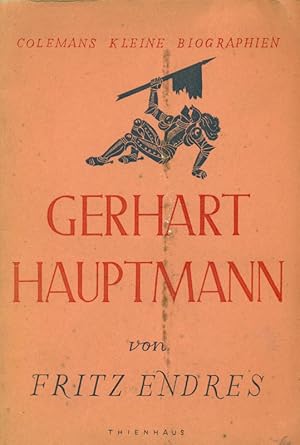 Bild des Verkufers fr Gerhart Hauptmann. Der Dichter einer bergangszeit. zum Verkauf von Online-Buchversand  Die Eule