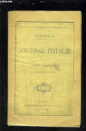 Image du vendeur pour JOURNAL D ITALIE mis en vente par Le-Livre