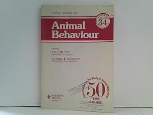 Animal Behaviour Volume 34 Part Six December 1986