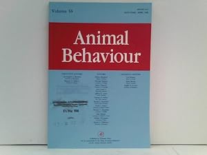 Imagen del vendedor de Animal Behaviour Volume 55 Part Four April 1998 a la venta por ABC Versand e.K.