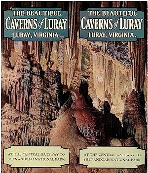 "The Beautiful Caverns of Luray" - Luray, Virginia - Vintage travel Brochure