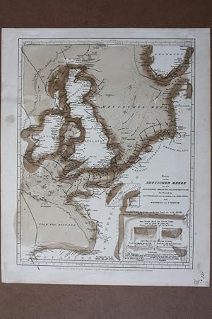 Nordsee, England, Irland, Karte von dem Deutschen Meere und den Angränzenden Theilen Des Atlantis...