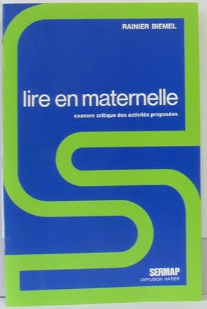 Image du vendeur pour Lire en maternelle examen critique des activits proposes mis en vente par crealivres