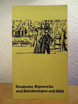 Seller image for Deutsche Aquarelle und Zeichnungen seit 1900 for sale by Antiquariat Weber