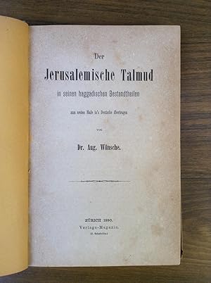 Seller image for Der Jerusalemische Talmud for sale by Halper's Books